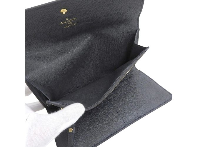 Cartera larga Monogram Empreinte Louis Vuitton Azul marino - vista 3