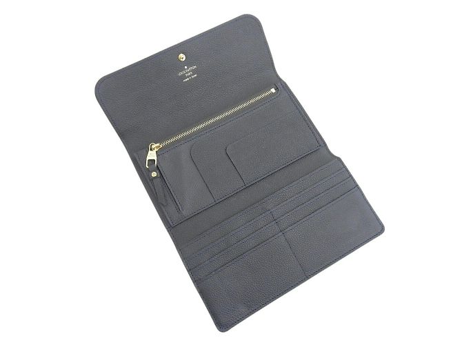 Cartera larga Monogram Empreinte Louis Vuitton Azul marino - vista 7