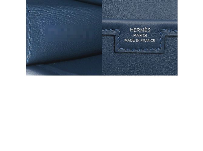 Hermès Borsa Clutch Hermes Jige Elan 29 in Agata Blu - vista 11