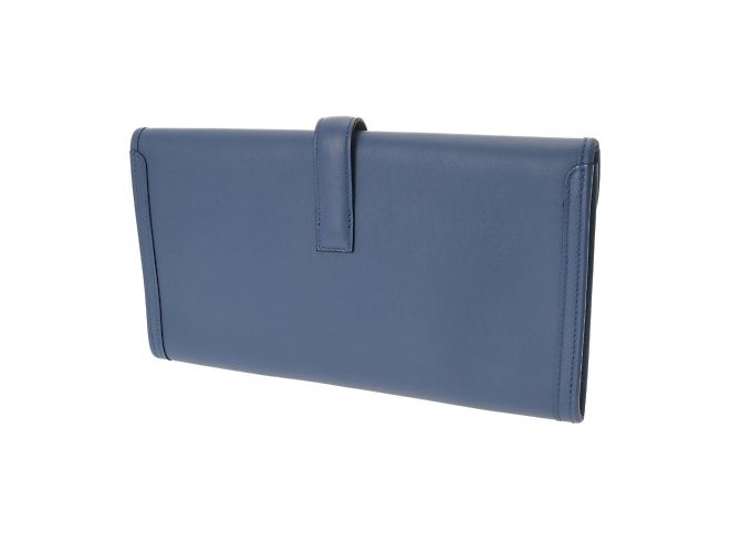 Hermès Borsa Clutch Hermes Jige Elan 29 in Agata Blu - vista 3