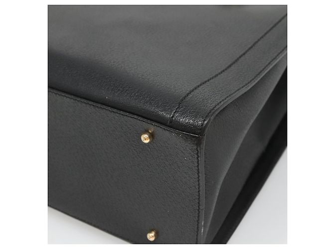 Borsa a mano in pelle Gucci Bamboo nera e oro 002 1186 0259 Auth mr1334 Nero D'oro - vista 15