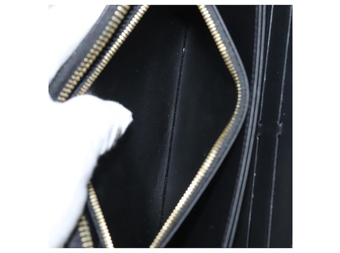 LOUIS VUITTON Monogram Vernis Nicolas Ghesquire Zippy Wallet M50370 Auth 119251 Bianco - vista 11