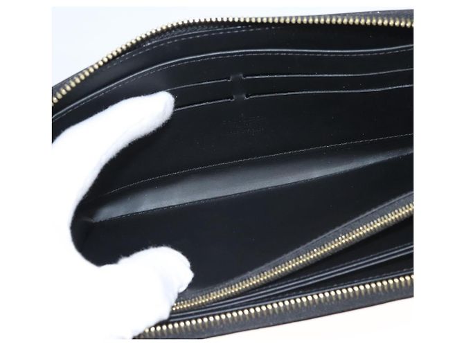 LOUIS VUITTON Monogram Vernis Nicolas Ghesquire Zippy Wallet M50370 Auth 119251 Bianco - vista 9