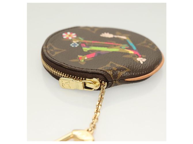 LOUIS VUITTON Monogramm Hand Münzbörse Ron Münzbeutel M95563 LV Auth 120449SV - Ansicht 4