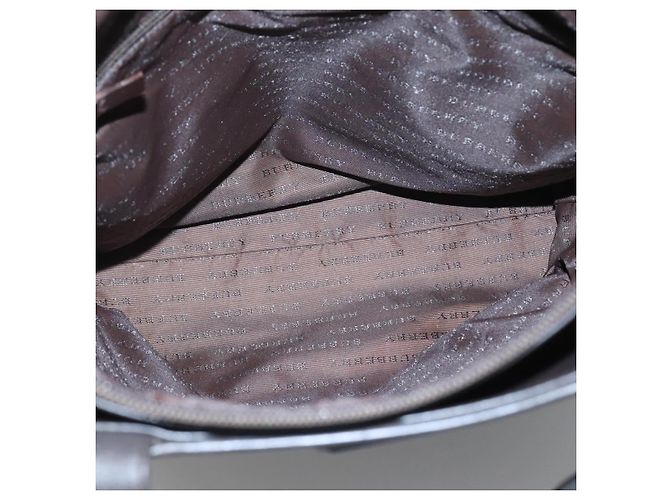 Burberry Sac fourre-tout Nova Check en PVC noir Auth th6087 - vue 11