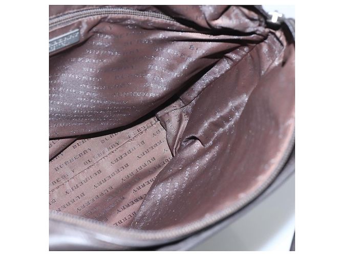 Burberry Sac fourre-tout Nova Check en PVC noir Auth th6087 - vue 18