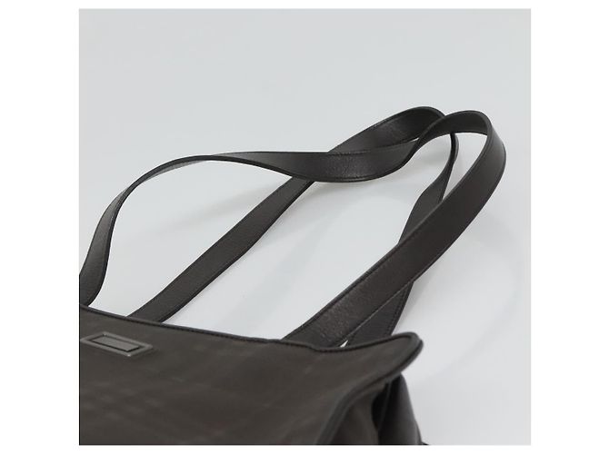 Burberry Sac fourre-tout Nova Check en PVC noir Auth th6087 - vue 8