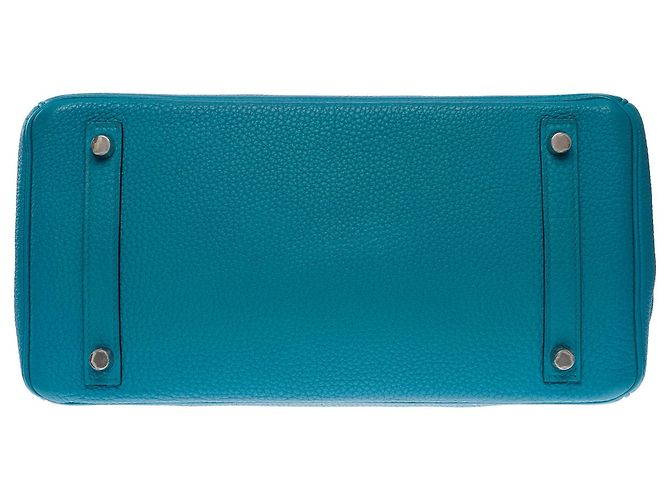 Hermès Bolsa HERMES Birkin 30 em Couro Azul - 102669 - vista 11