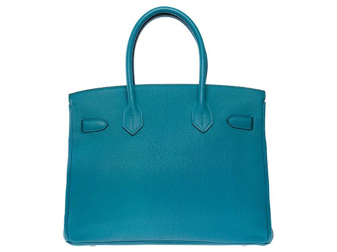 Hermès Bolsa HERMES Birkin 30 em Couro Azul - 102669 - vista 4