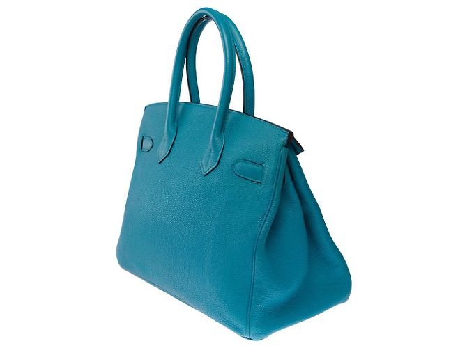 Hermès Bolsa HERMES Birkin 30 em Couro Azul - 102669 - vista 6