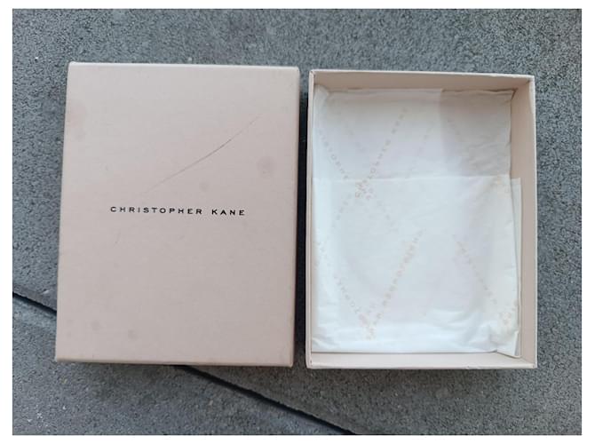 Orecchini Christopher Kane a cuore con strass Swarovski argento - vista 10