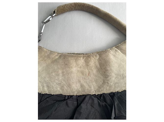 Borsa corsetto da balletto Dior di John Galliano Nero Beige - vista 9