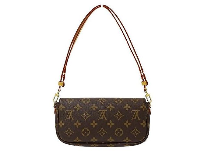 Borsa a spalla 2 in 1 Monogram Louis Vuitton Ivy Marrone - vista 2