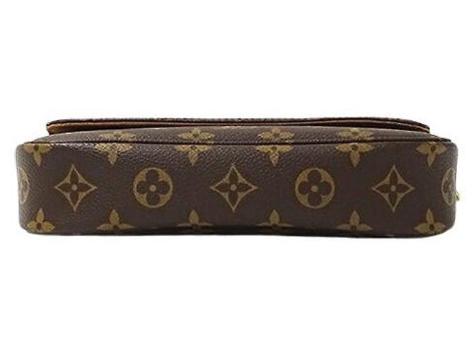 Borsa a spalla 2 in 1 Monogram Louis Vuitton Ivy Marrone - vista 3