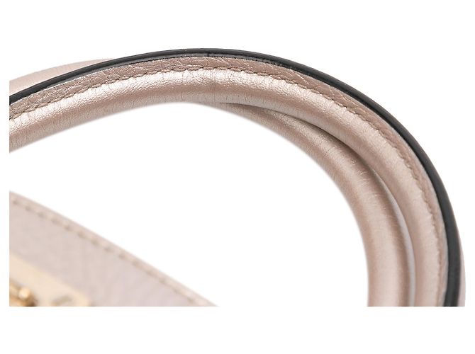 Bolsa Diorever em couro de bezerro graneado prateado - vista 9