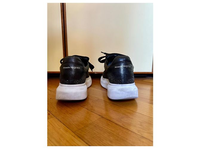 Alexander McQueen Oversize Sneaker Leder Schwarz 40 - Ansicht 5