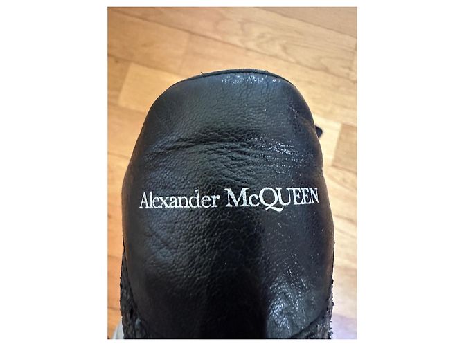 Alexander McQueen Oversize Sneaker Leder Schwarz 40 - Ansicht 6