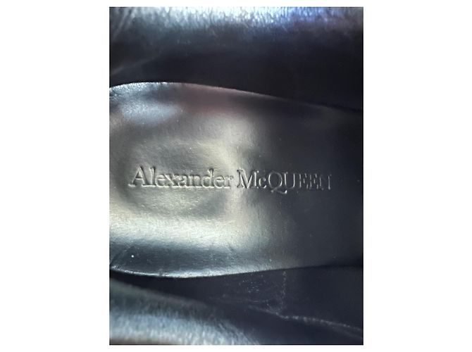 Alexander McQueen Oversize Sneaker Leder Schwarz 40 - Ansicht 8