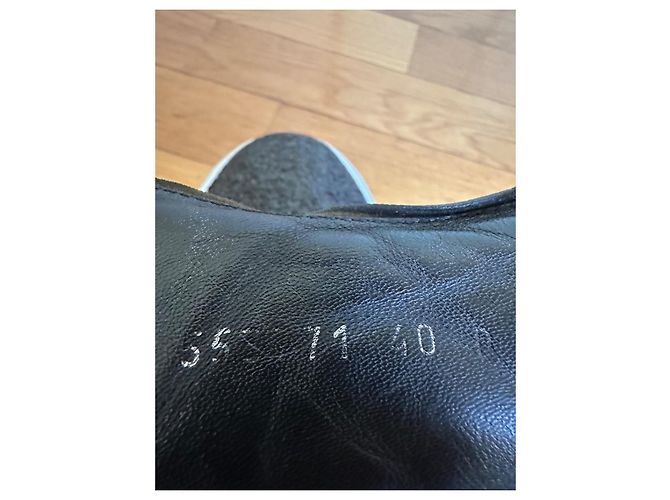 Alexander McQueen Oversize Sneaker Leder Schwarz 40 - Ansicht 9