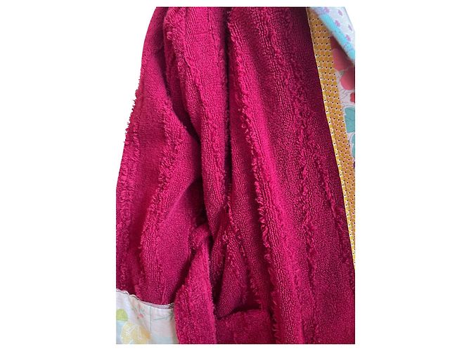 Accappatoio Kenzo in cotone colorato Rosso - vista 4