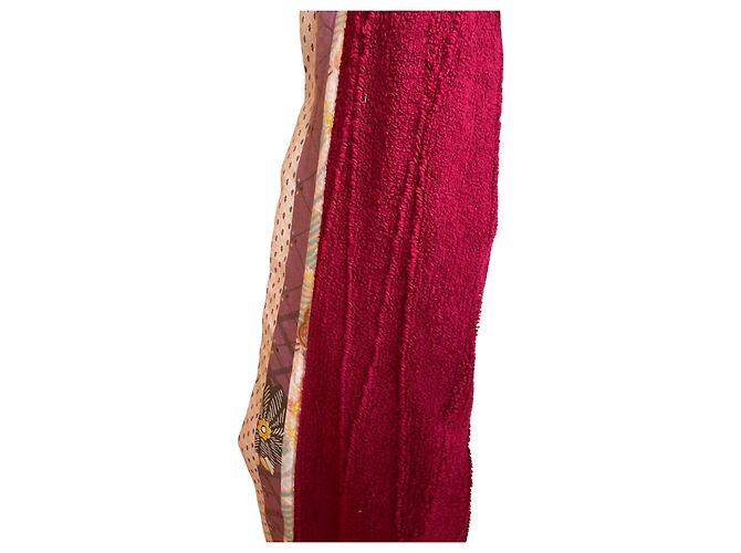Accappatoio Kenzo in cotone colorato Rosso - vista 6