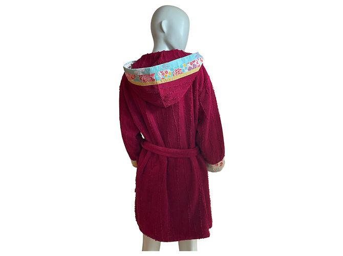 Accappatoio Kenzo in cotone colorato Rosso - vista 8