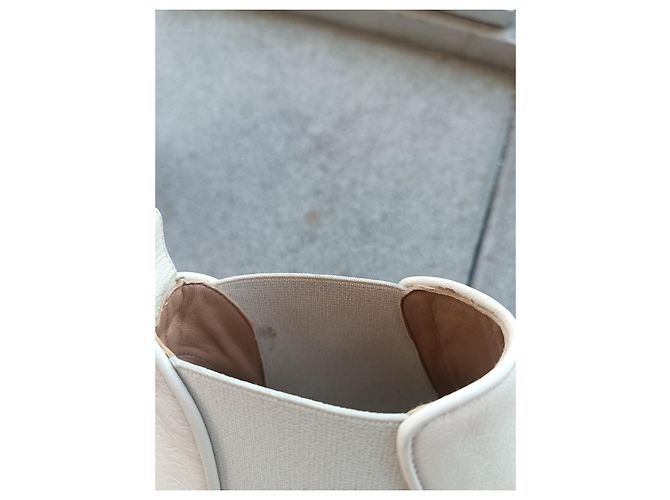 Botines Laurence Dacade de cuero beige - vista 14