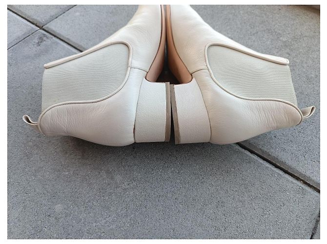 Botines Laurence Dacade de cuero beige - vista 8