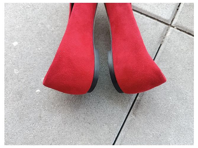 Bailarinas Giuseppe Zanotti en cuero rojo Roja - vista 8