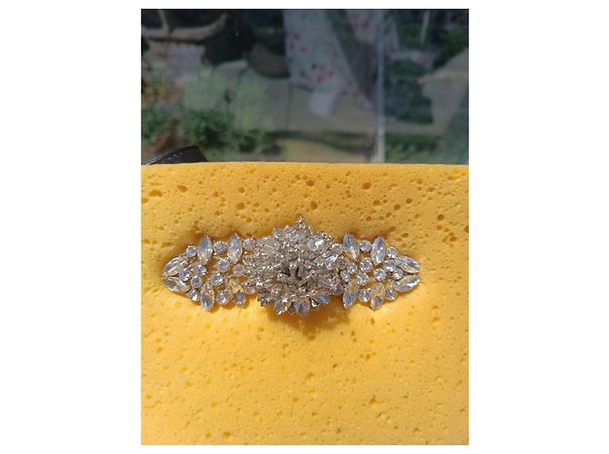 Christopher Kane Clutch Gelb Swarovski Strass - Ansicht 2