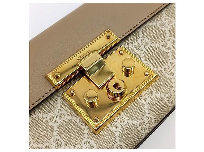 Borsa a spalla mini Padlock Gucci (735103) (10022126) - vista 3
