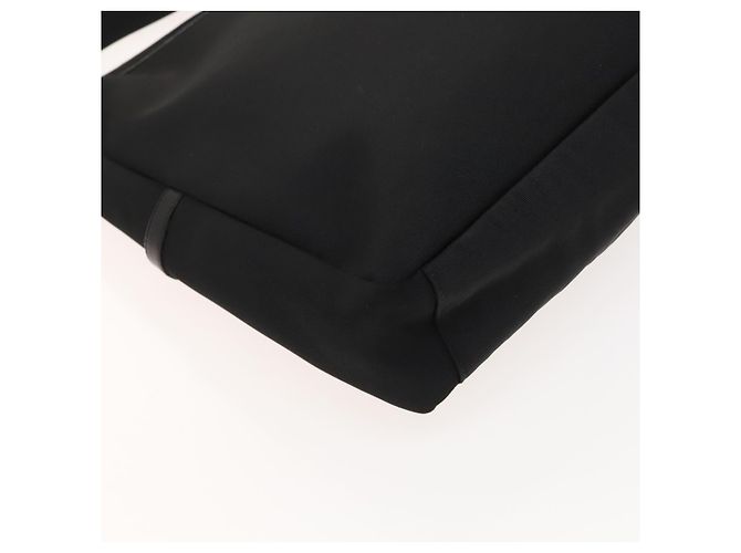 Borsa a spalla GUCCI in tela nera e argento Auth SW823 Nero - vista 16
