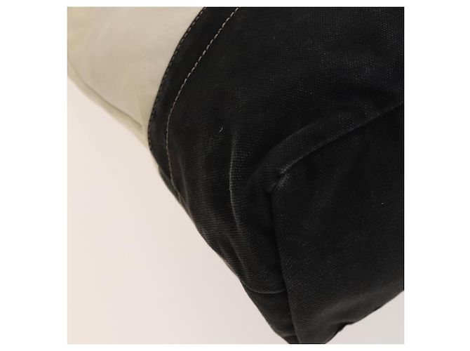 BURBERRY Tote Bag aus Canvas in Weiß Auth ti3062 - Ansicht 16