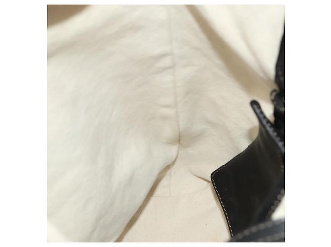 BURBERRY Tote Bag aus Canvas in Weiß Auth ti3062 - Ansicht 18