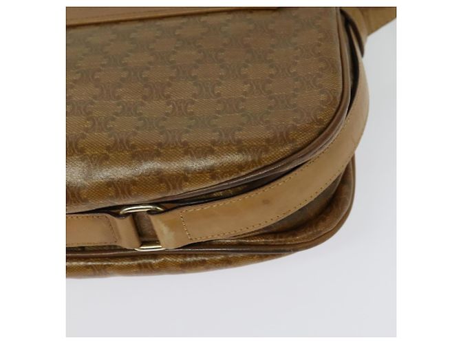 Céline Borsa a spalla in tela Macadam CELINE marrone oro Auth BA2757 D'oro - vista 16