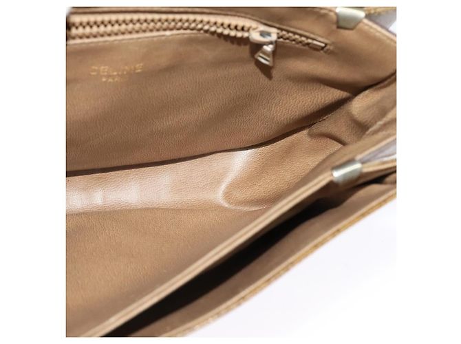 Céline Borsa a spalla in tela Macadam CELINE marrone oro Auth BA2757 D'oro - vista 19