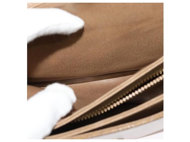 Céline Borsa a spalla in tela Macadam CELINE marrone oro Auth BA2757 D'oro - vista 21