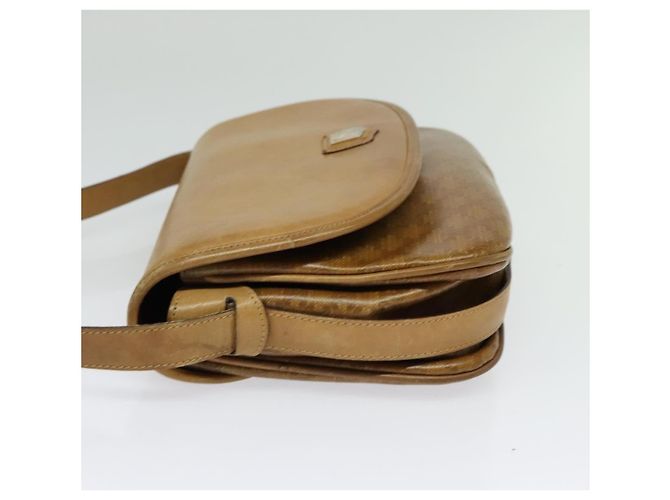 Céline Borsa a spalla in tela Macadam CELINE marrone oro Auth BA2757 D'oro - vista 3
