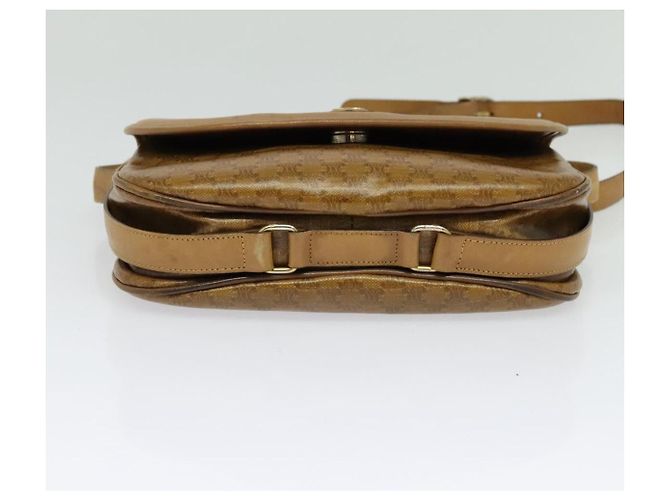 Céline Borsa a spalla in tela Macadam CELINE marrone oro Auth BA2757 D'oro - vista 5