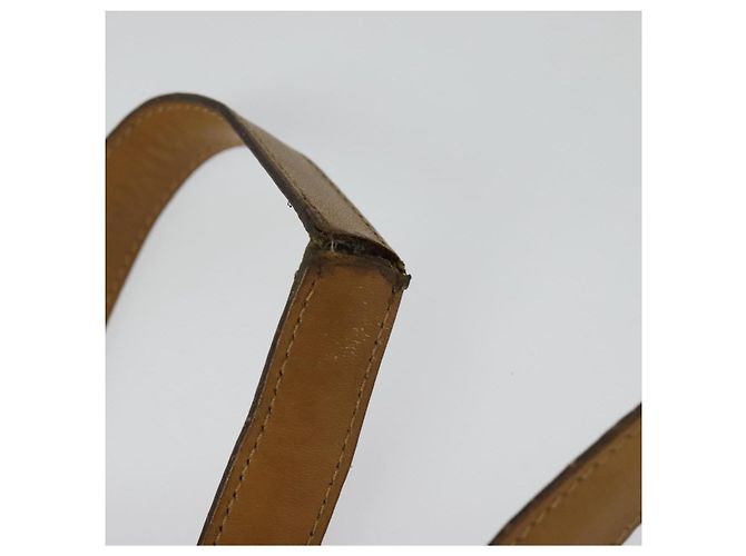 Céline Borsa a spalla in tela Macadam CELINE marrone oro Auth BA2757 D'oro - vista 9