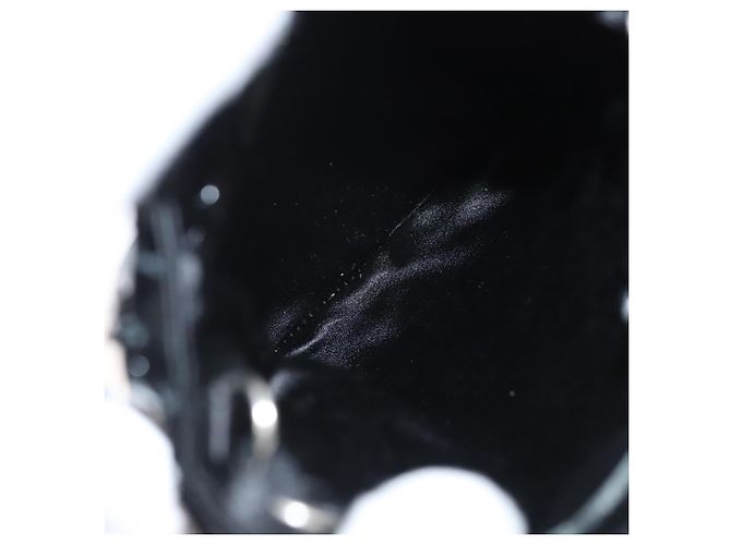PRADA Borsa a Spalla in Nylon Nero Argento Autentica 118631 - vista 11