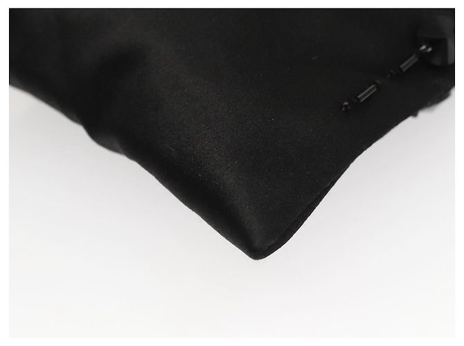 PRADA Borsa a Spalla in Nylon Nero Argento Autentica 118631 - vista 14