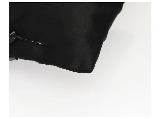 PRADA Borsa a Spalla in Nylon Nero Argento Autentica 118631 - vista 9