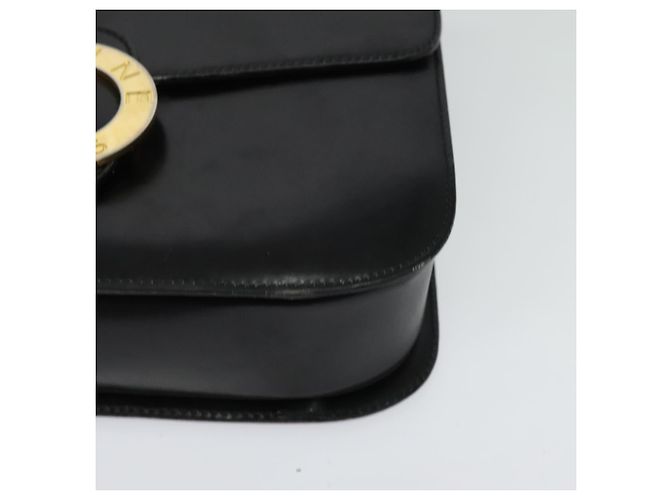 Céline Borsa a mano CELINE in pelle nera e oro Auth 125958 Nero D'oro - vista 14
