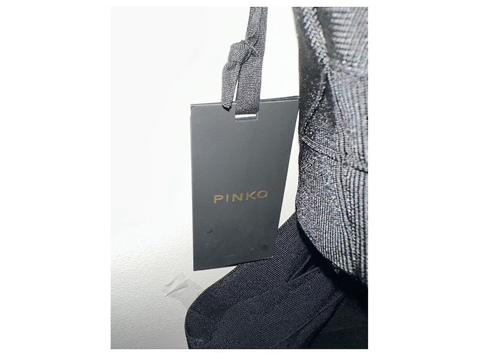 Pinko Kleid schwarz aus Viskose - Ansicht 2