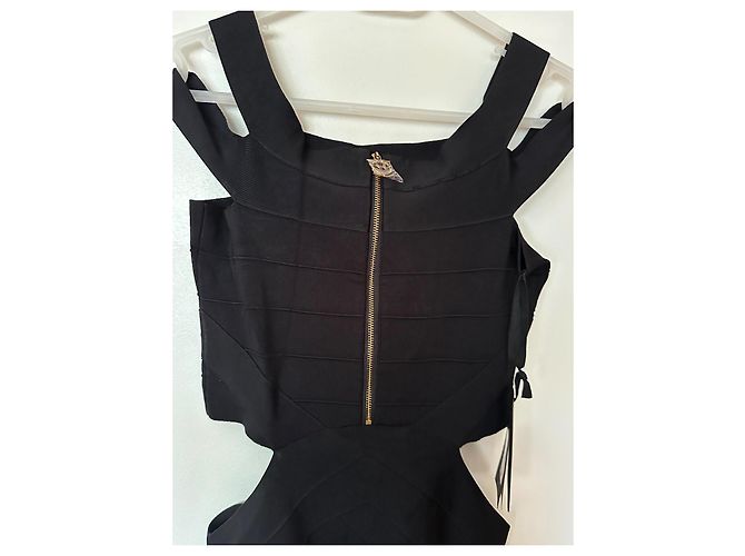 Pinko Kleid schwarz aus Viskose - Ansicht 6