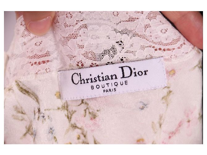 Top de seda Christian Dior & Galliano Primavera / Verano 2005 Multicolor - vista 11
