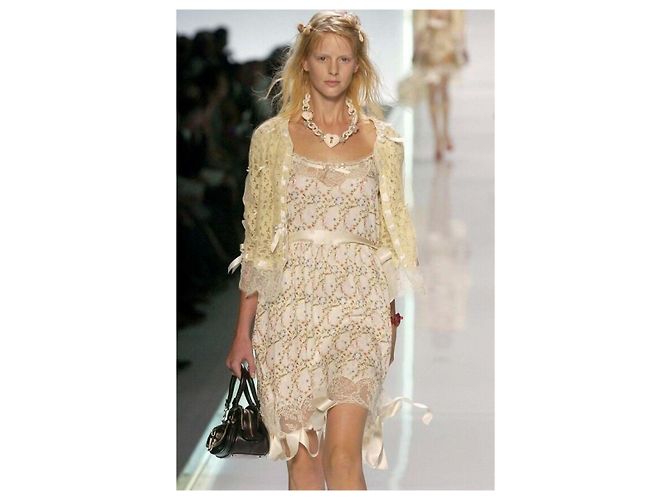 Top de seda Christian Dior & Galliano Primavera / Verano 2005 Multicolor - vista 3