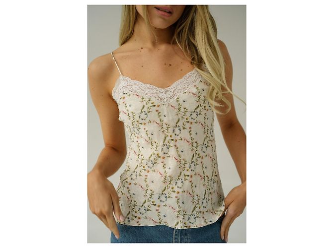 Top de seda Christian Dior & Galliano Primavera / Verano 2005 Multicolor - vista 8