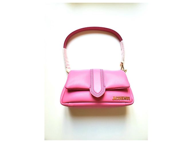 Borsa Jacquemus Bambimou in pelle rosa - vista 3